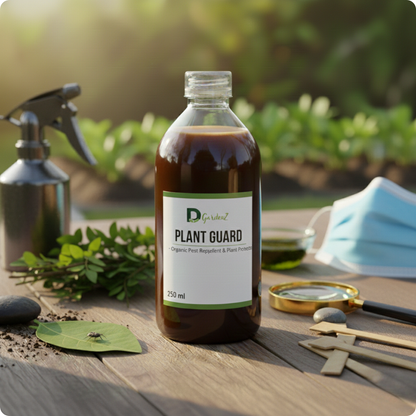 Organic Liquid Plant Care Combo – Plant Guard, Panchagavya, Fish Emulsion & Boron (4 x 250 ml)